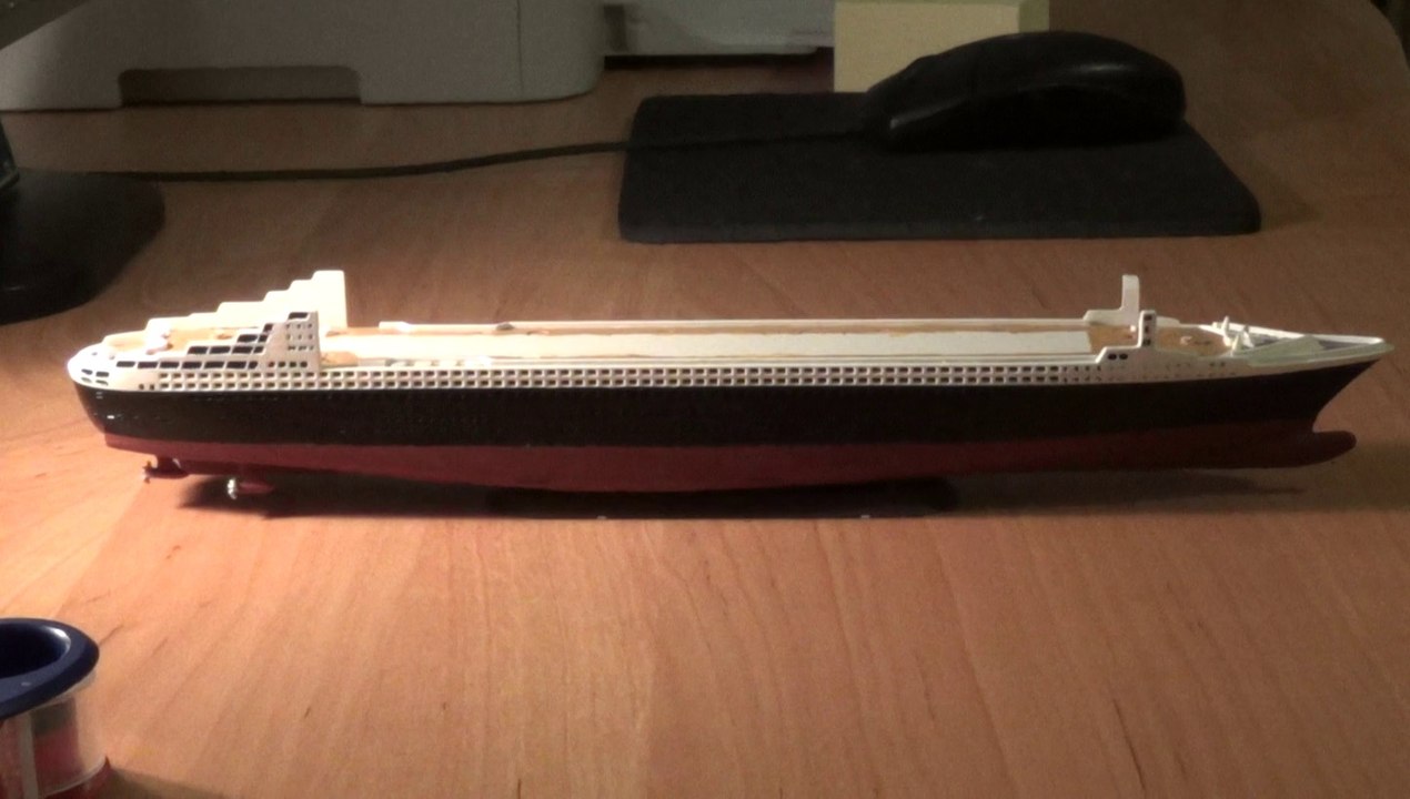 Modellbau: Queen Mary 2 Teil 19