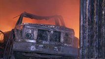 Bom Dia Brasil - Incêndio destrói depósito de ferro-velho em