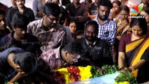 Film Industry attends the funeral of Balu Mahendra |  Radha Ravi, Perarasu, Bharathiraja| Death