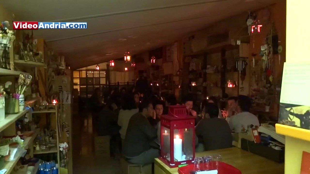 Anche Andria partecipa a "M'illumino di meno" con una cena equo solidale a lume di candela