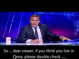 Bassem Youssef (Egypt's Jon Stewart) Exposes Aljazeera's manipulated videos