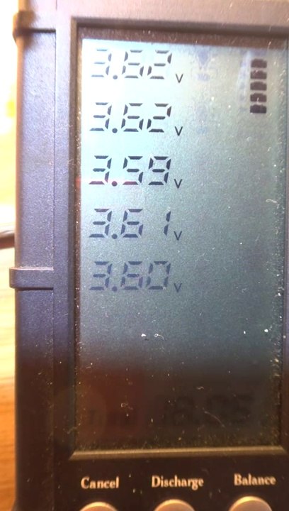 Zippy Lightmax 5S 5000mAh - Discharge Cell view (5min)