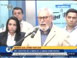 MUD pide desarme de colectivos y cese de señalamientos “infundados” contra dirigentes políticos