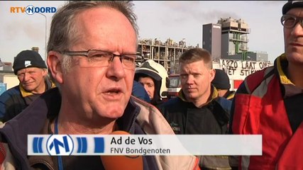 Lawaaiprotest van brandweer op Chemiepark Delfzijl - RTV Noord