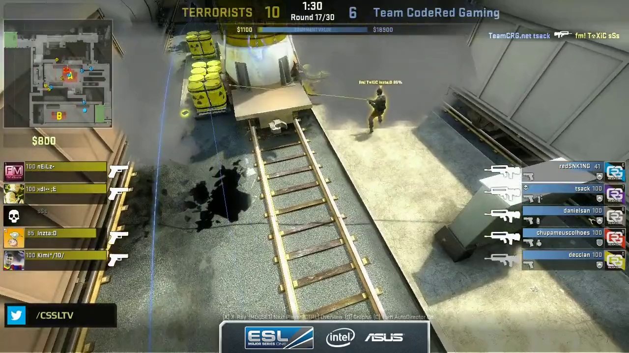FM Toxic vs. CRG, map train, EMS One UK Quali