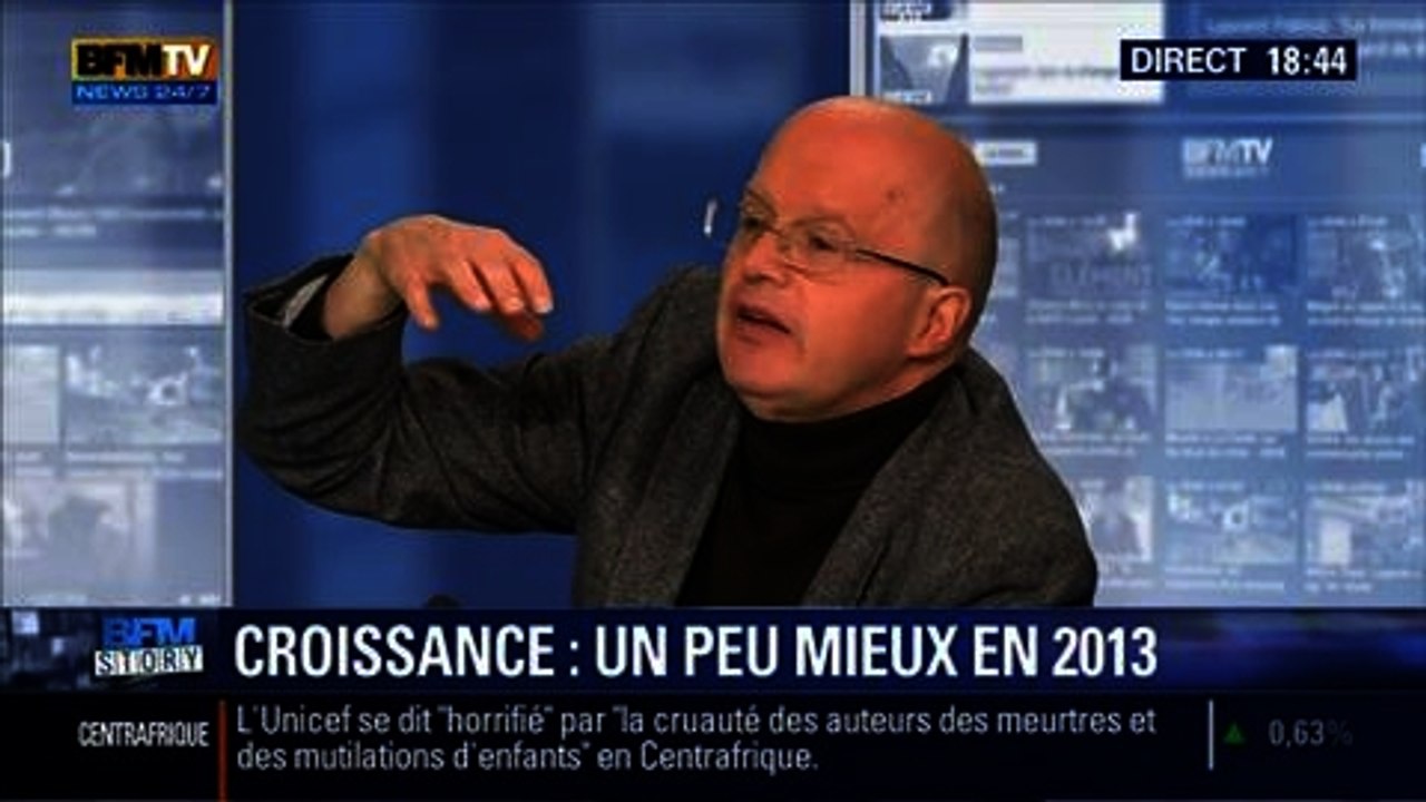 BFM Story: Économie française: Amélioration du taux de croissance en 2013 - 14/02