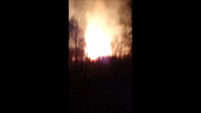 Gas Pipeline Fire in Kentucky Town of Knifley