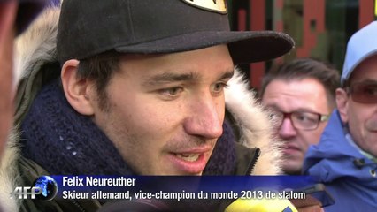 JO-2014: un accident retarde l'arrivée de l'Allemand Neureuther