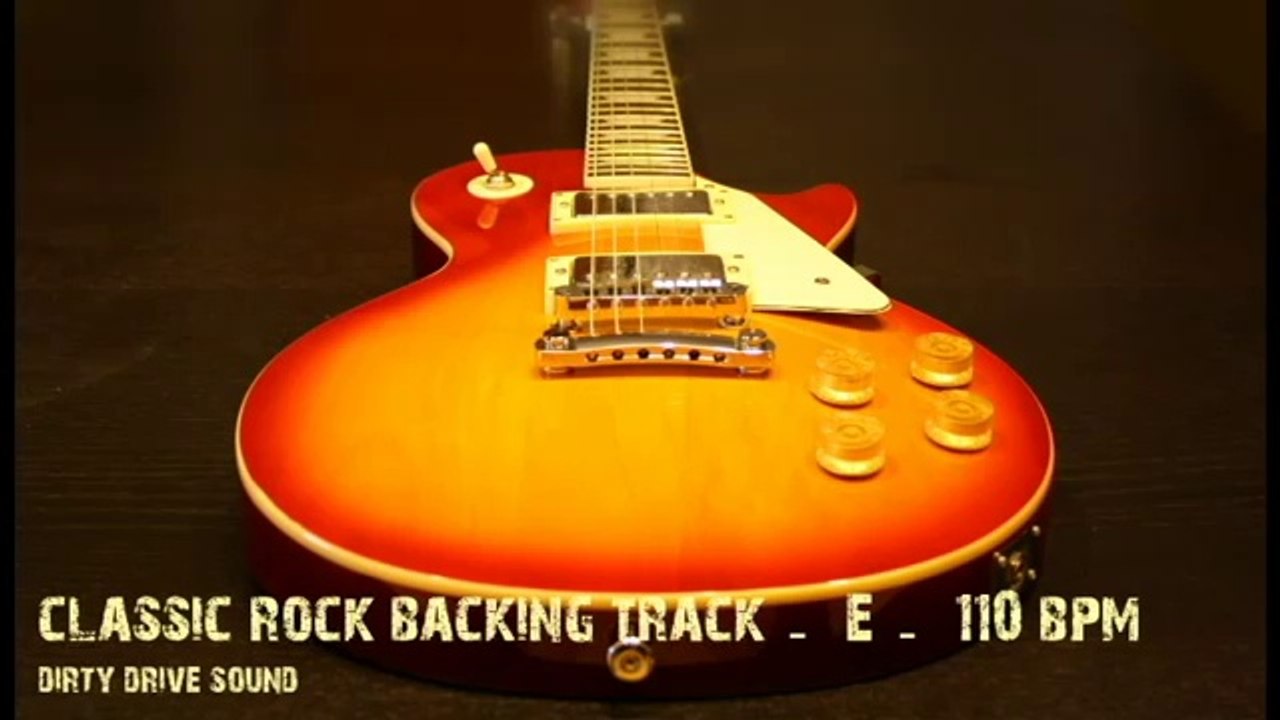 ▶ Classic Rock Backing Track - E - 110 bpm