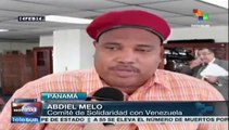 Movimientos sociales panameños expresan solidaridad a Venezuela