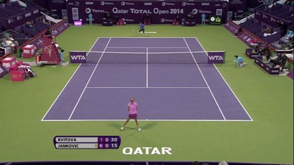Jelena Jankovic v Petra Kvitova - Quarter-finals, Qatar Ladies Open