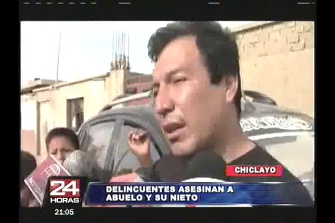 Delincuentes degollaron y quemaron a anciano y su nieto en Chiclayo