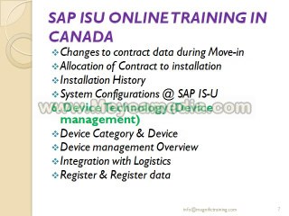 sap ISU online training
