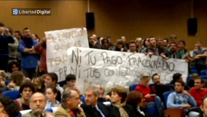 Revientan una conferencia de Rubalcaba en la Universidad de Granada