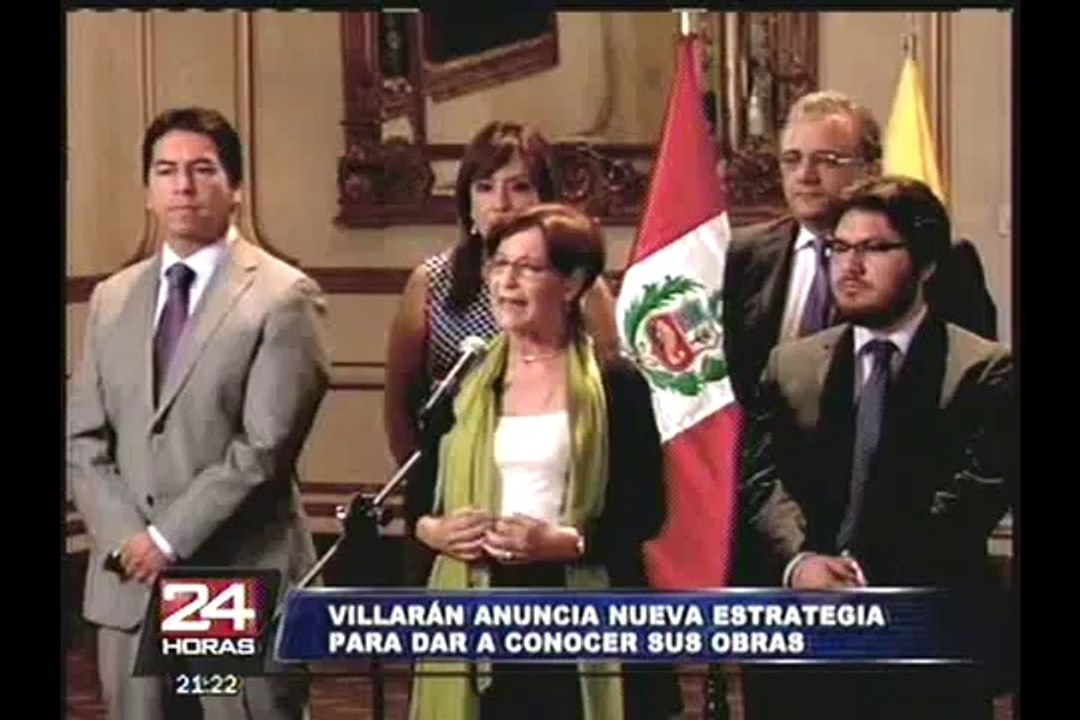 Villarán anuncia nueva estrategia de comunicación de sus obras a la ciudadanía