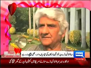 Saira Iftikhar Gifted Chocolates to Rana Sanaullah on VALENTINE'S Day