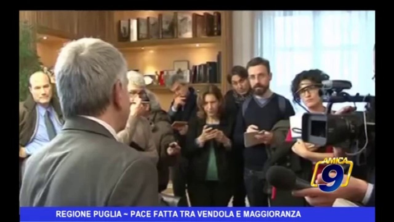 Regione Puglia | Pace fatta tra Vendola e Maggioranza