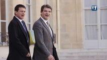 Meeting commun de Valls et Montebourg, dans le Pas-de-Calais