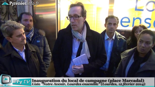 [MUNICIPALES] Lourdes Inauguration du local de campagne JP Artiganave (12 février 2014)