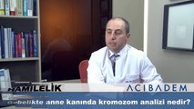 Gebelikte anne kanında kromozom analizi nedir?