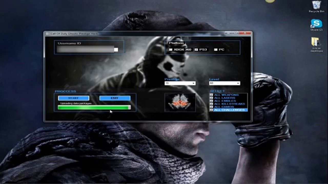 CALL OF DUTY GHOSTS PRESTIGE HACK