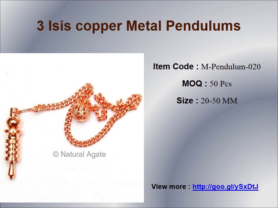 Dowsing Pendulums