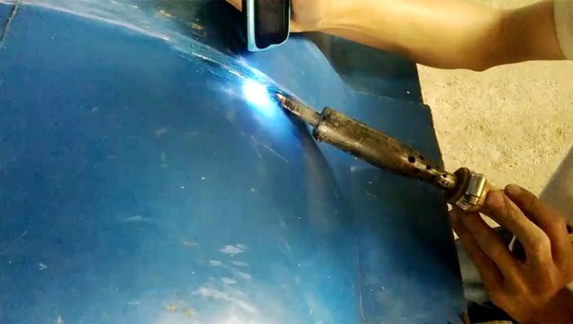 Hàn bồn nước inox nhựa tại nhà