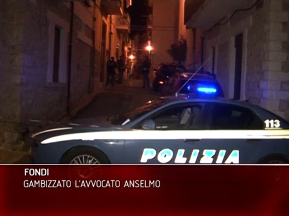 FONDI - GAMBIZZATO L'AVVOCATO GIUSEPPE ANSELMO