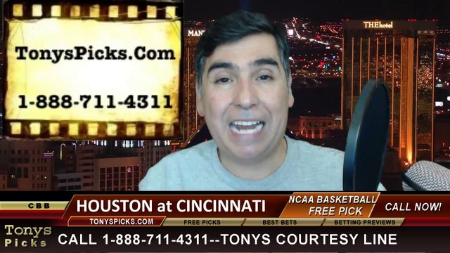 Cincinnati Bearcats vs. Houston Cougars Pick Prediction NCAA College Basketball Odds Preview 2-15-2014