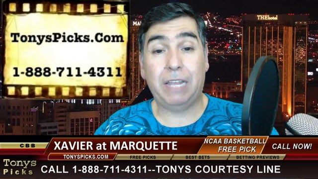 Xavier Musketeers vs. Marquette Golden Eagles Pick Prediction NCAA College Basketball Odds Preview 2-15-2014