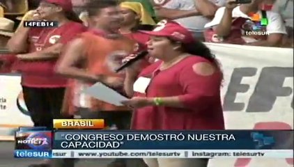 Sin tierras cerró su sexto congreso nacional en Brasil