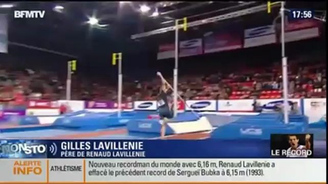 Renaud Lavillenie bat le record du monde en salle avec 6m16