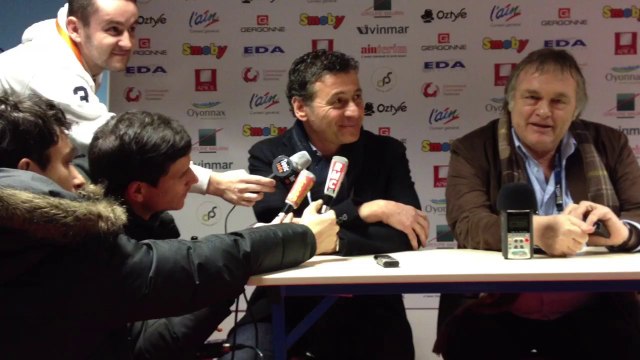 Rugby Top 14 - Laurent Marti et JM Manducher réagissent après US Oyonnax - Union Bordeaux-Bègles