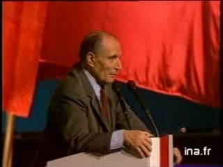 Renaud soutient Mitterand