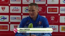 Conférence de presse Nîmes Olympique - FC Metz (0-0) : René MARSIGLIA (NIMES) - Albert CARTIER (FCM) - 2013/2014