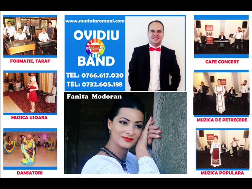 FANITA MODORAN si Formatia OVIDIU BAND - Colaj muzica de petrecere si de joc