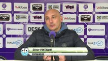 Conférence de presse FC Istres - Tours FC (1-0) : José  PASQUALETTI (FCIOP) - Olivier PANTALONI (TOURS) - 2013/2014
