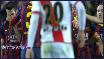 Goal Lionel Messi - Barcelona 2-0 Rayo Vallecano - 15-02-2014 Highlights