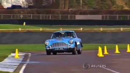 Britain's Prince Harry goes motor racing for one of his charities