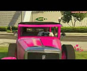 GTA 5 ONLINE FUNNY MOMENTS - VALENTINE'S DAY MASSACRE DLC, KISSES, CUPID MASK, ROOSEVELT VEHICLE!(144P_H