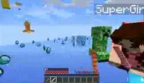 MINECRAFT_ DIAMOND DEFENDER (BEAT CREEPERS WITH STICKS TO PROTECT DIAMONDS!) MINI-GAME(240P_H