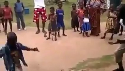 african kid dancing
