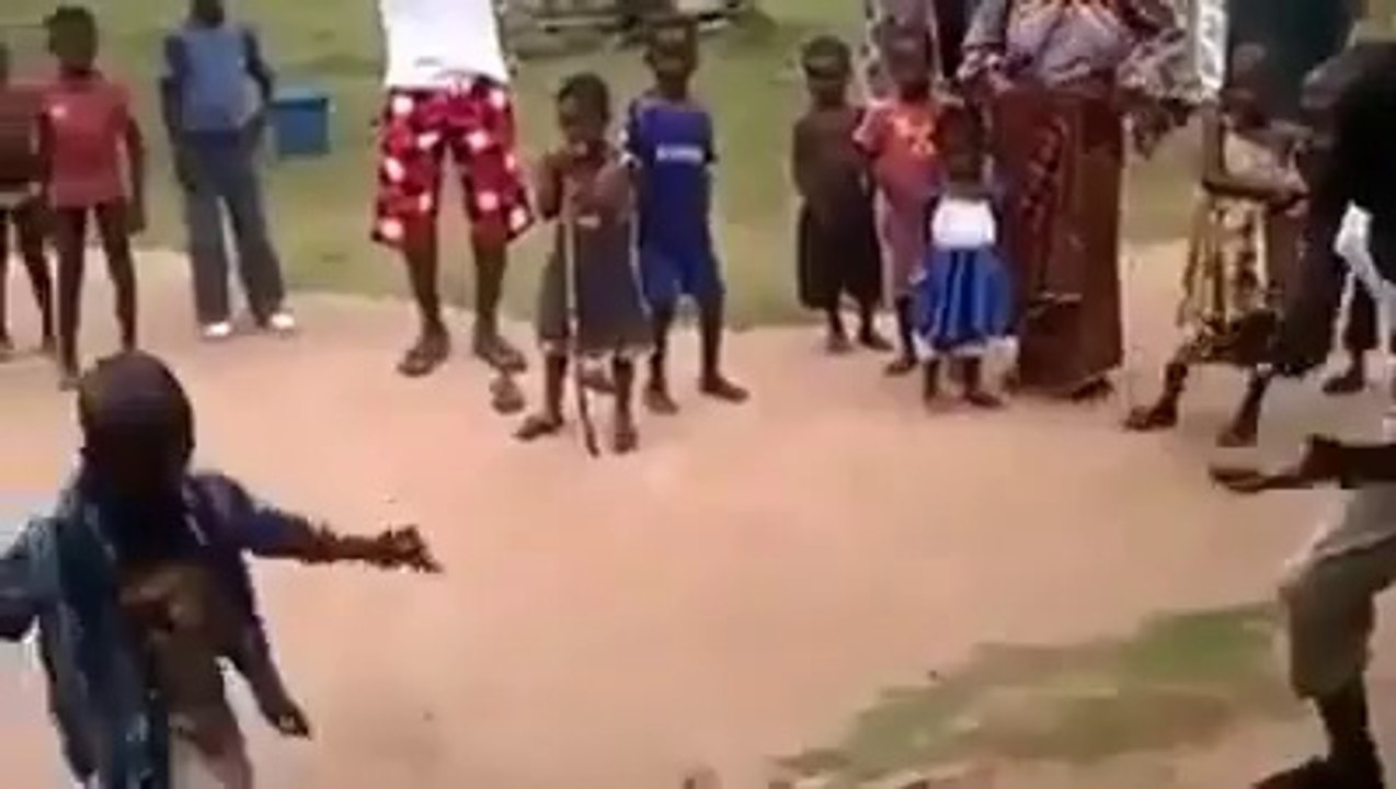 african kid dancing