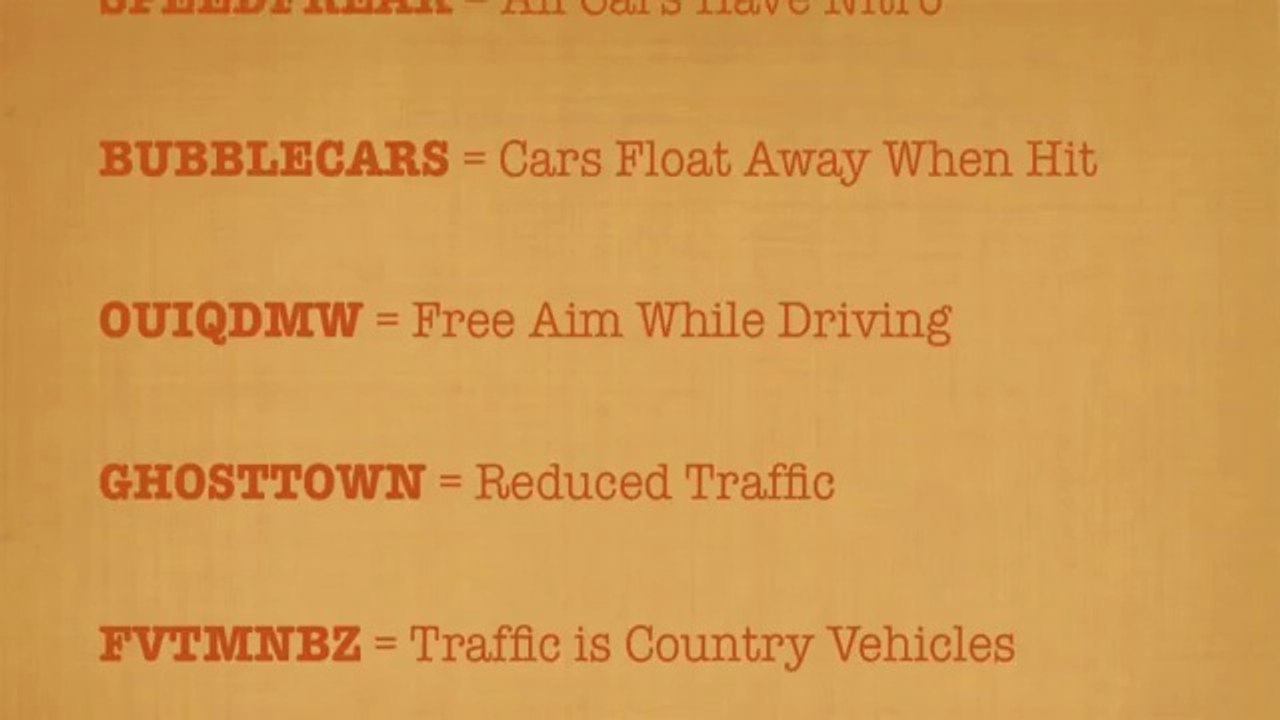 GTA San Andreas--All Cheat Codes (PC & Mac)