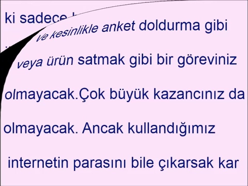İnternetten Para Kazanma - Ek Gelir Elde Etme