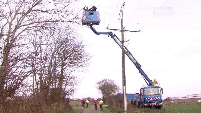 Bretagne. Gros chantiers pour ErDF après la tempête Ulla
