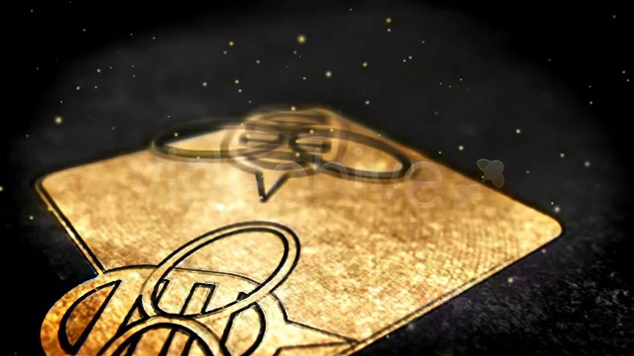 Golden Glamour Logo - After Effects Template