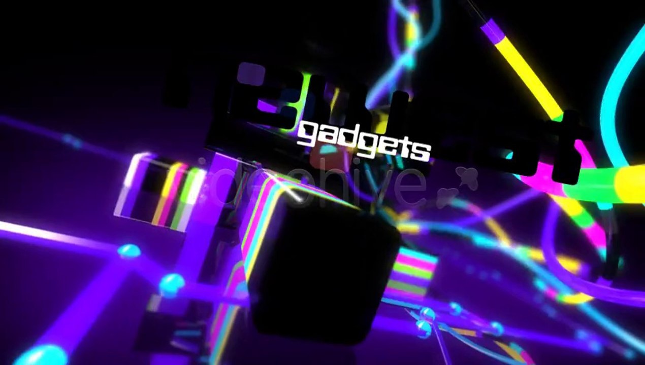 Hi-tech color cubes - After Effects Template