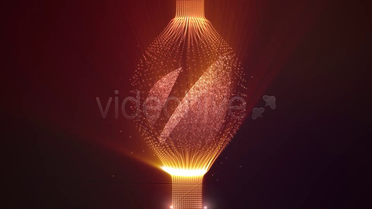 Shiny Logo With Elegant Fine Particles - After Effects Template