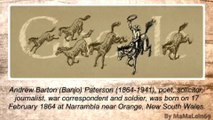 Banjo Paterson's 150th Birthday Google Doodle